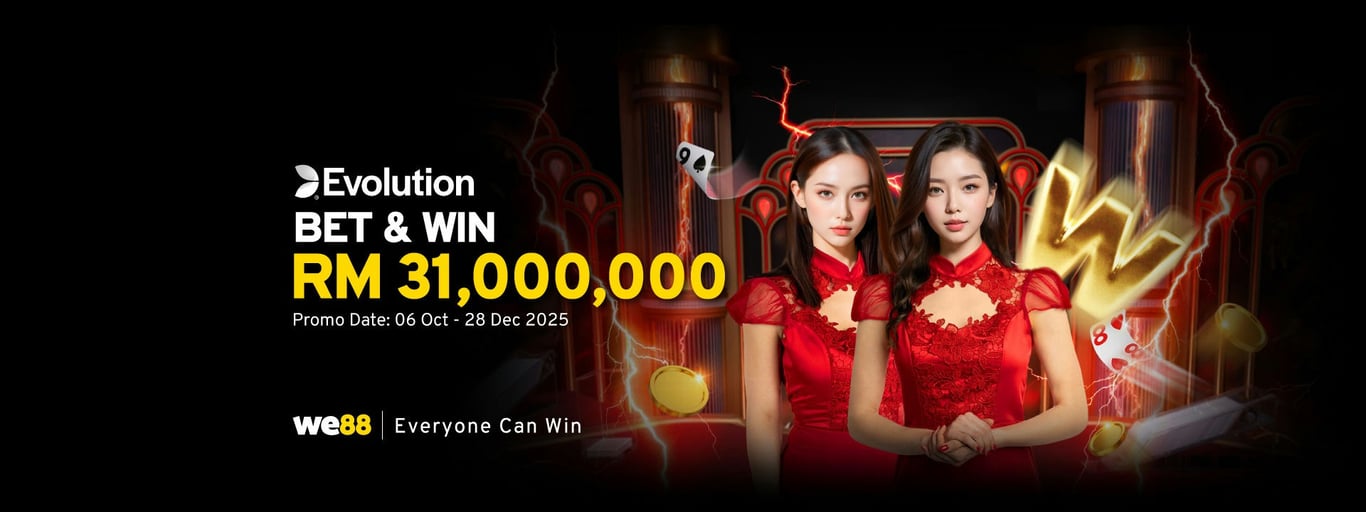 WE88 promotional banner
